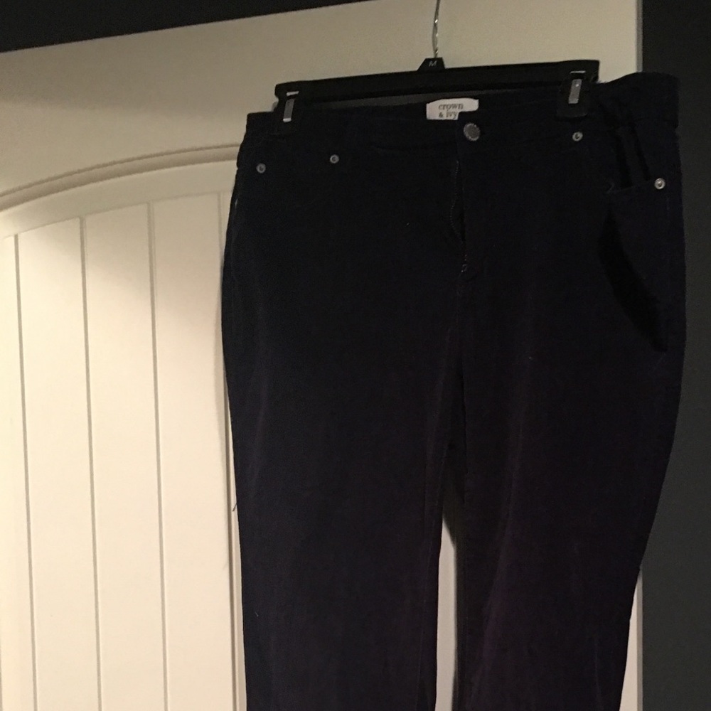 Crown and ivy corduroys navy